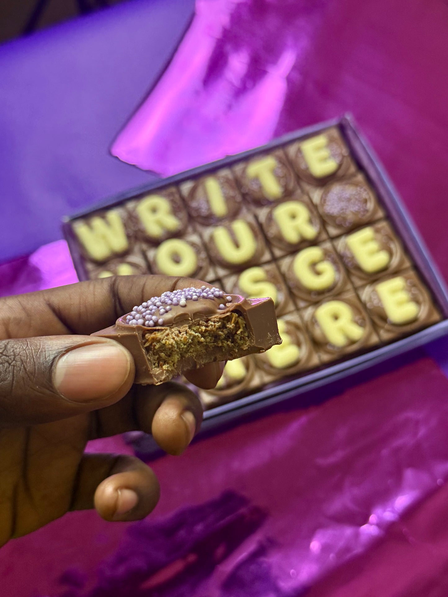 Custom Mini Message Benga Bar